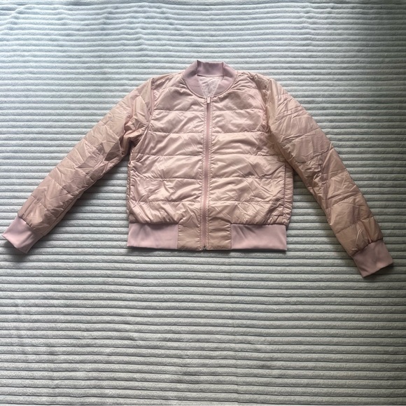 Lululemon Pink Bomber Jacket - Picture 2 of 9